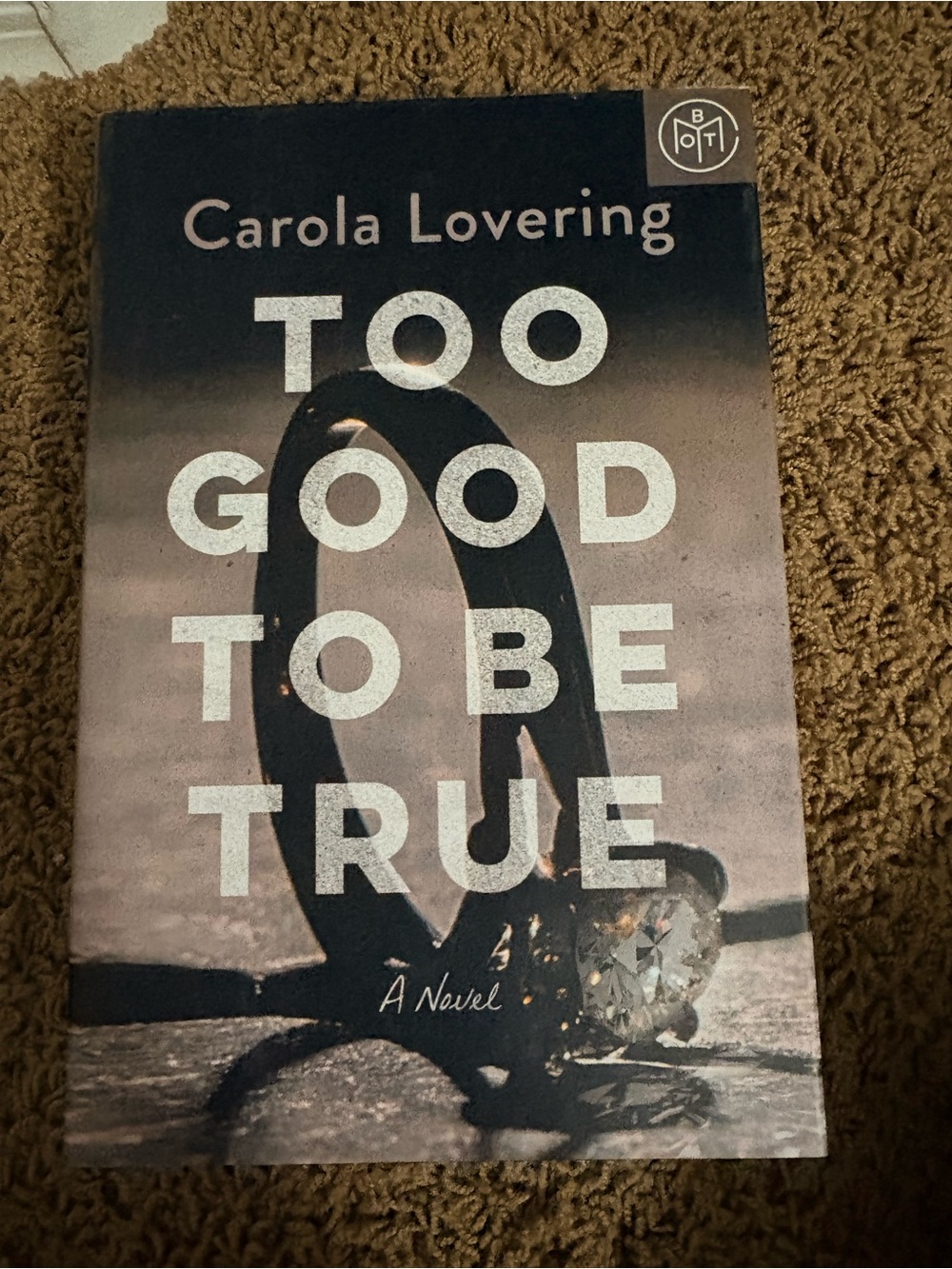 Carola Lovering "Too Good to Be True" - Black/Grey Hardcover